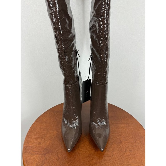 Vince Camuto Minnada Wide-Calf Over-The-Knee Boot in Root Beer Size 7 - Picture 3 of 12